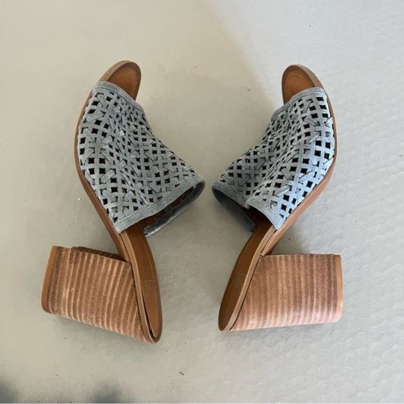 Franco Sarto 'Joselle' Suede Braided Mules - Picture 2 of 7